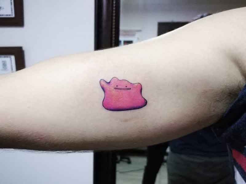 Ditto Pokemon Tattoo 1