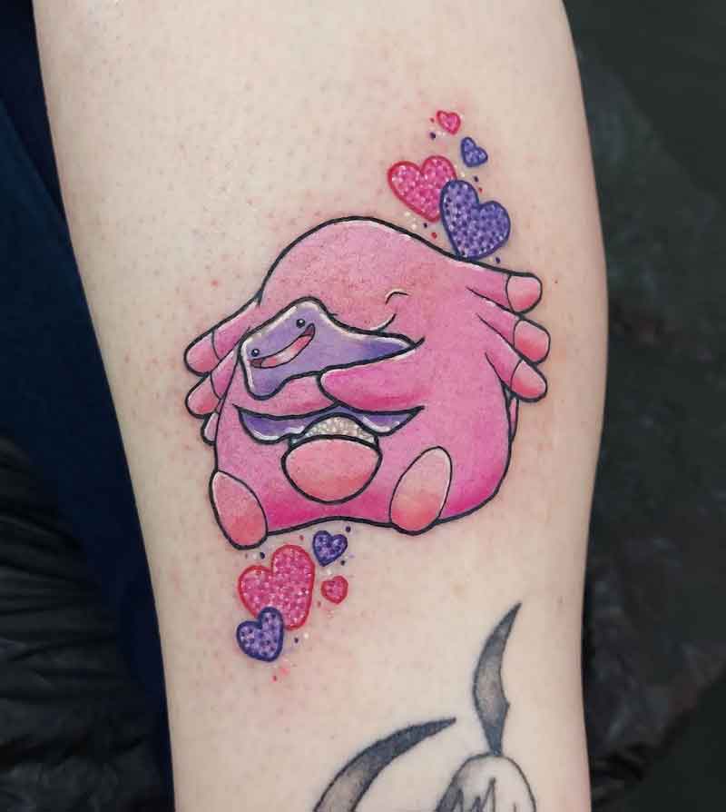 Ditto Pokemon Tattoo 2