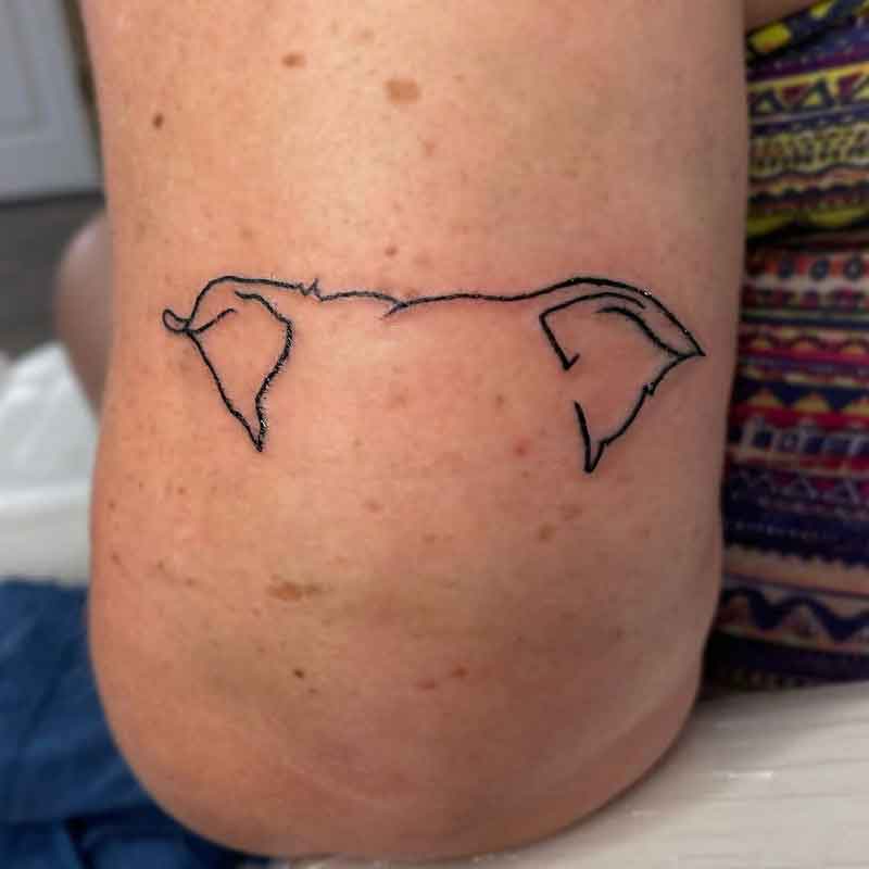 Dog Ear Tattoos 2