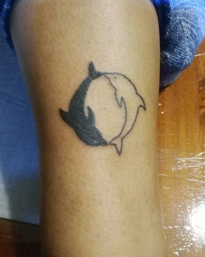 Dolphin Pisces Tattoo 3