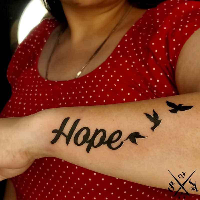 Hope Tattoo Designs For Girls