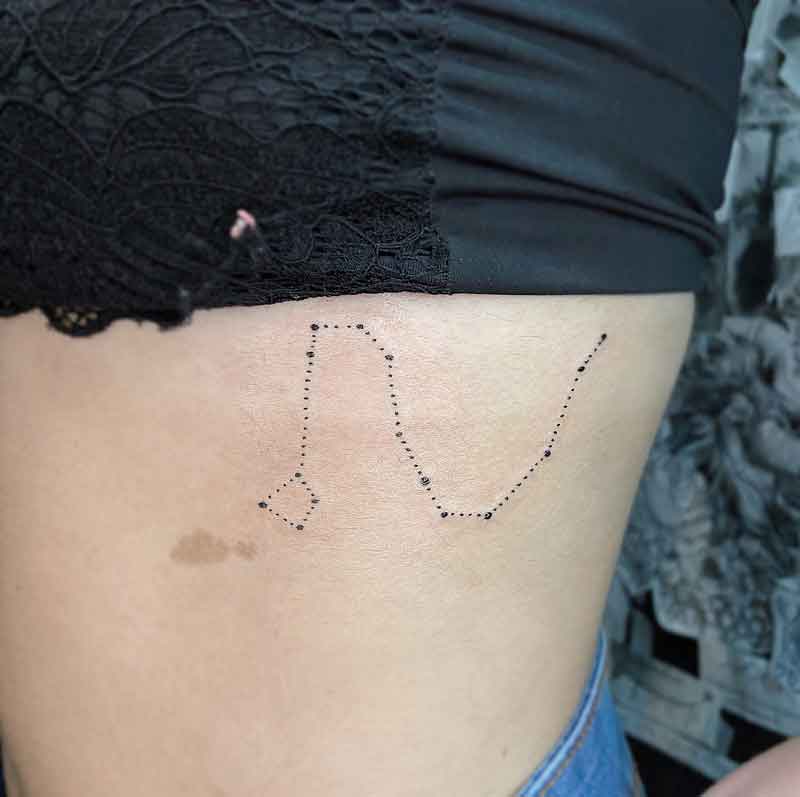 Draco Constellation Tattoo 2