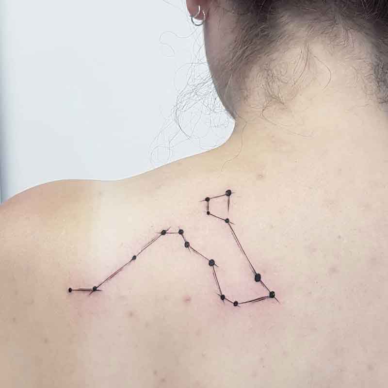 Draco Constellation Tattoo 3