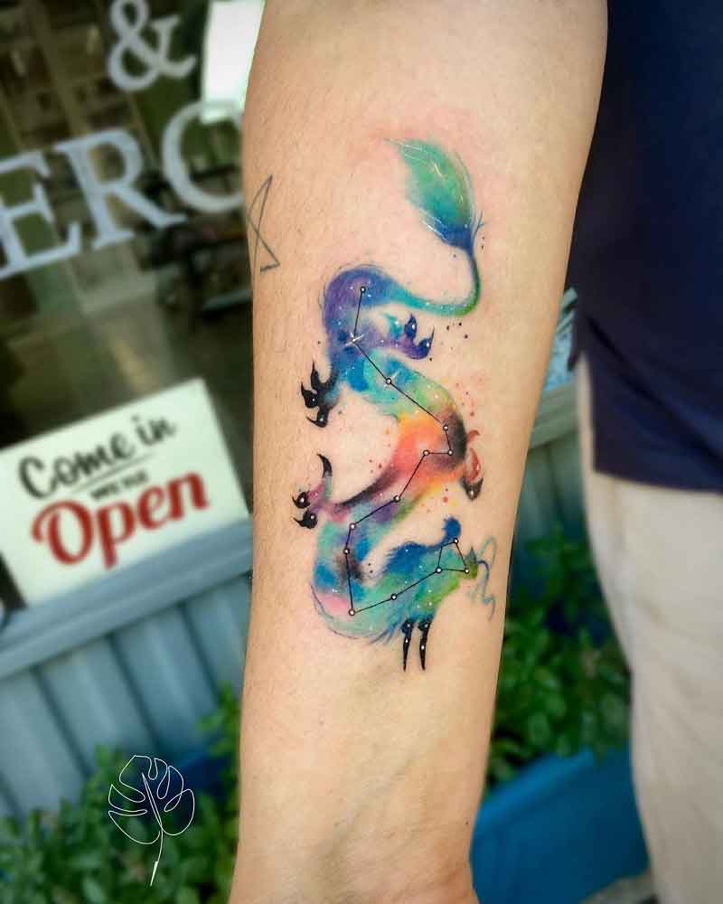 Dragon Constellation Tattoo 1