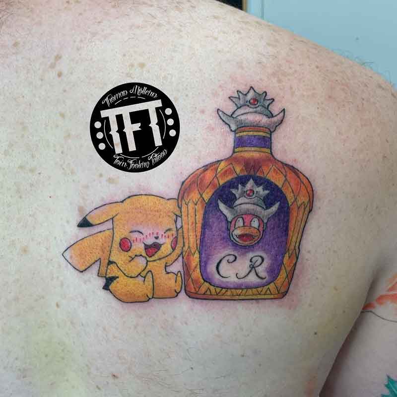 Drunk Pokemon Tattoo 1