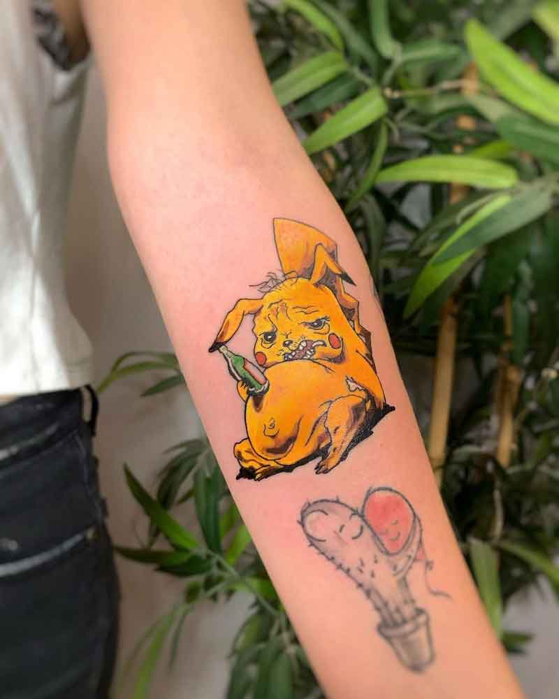 Drunk Pokemon Tattoo 2