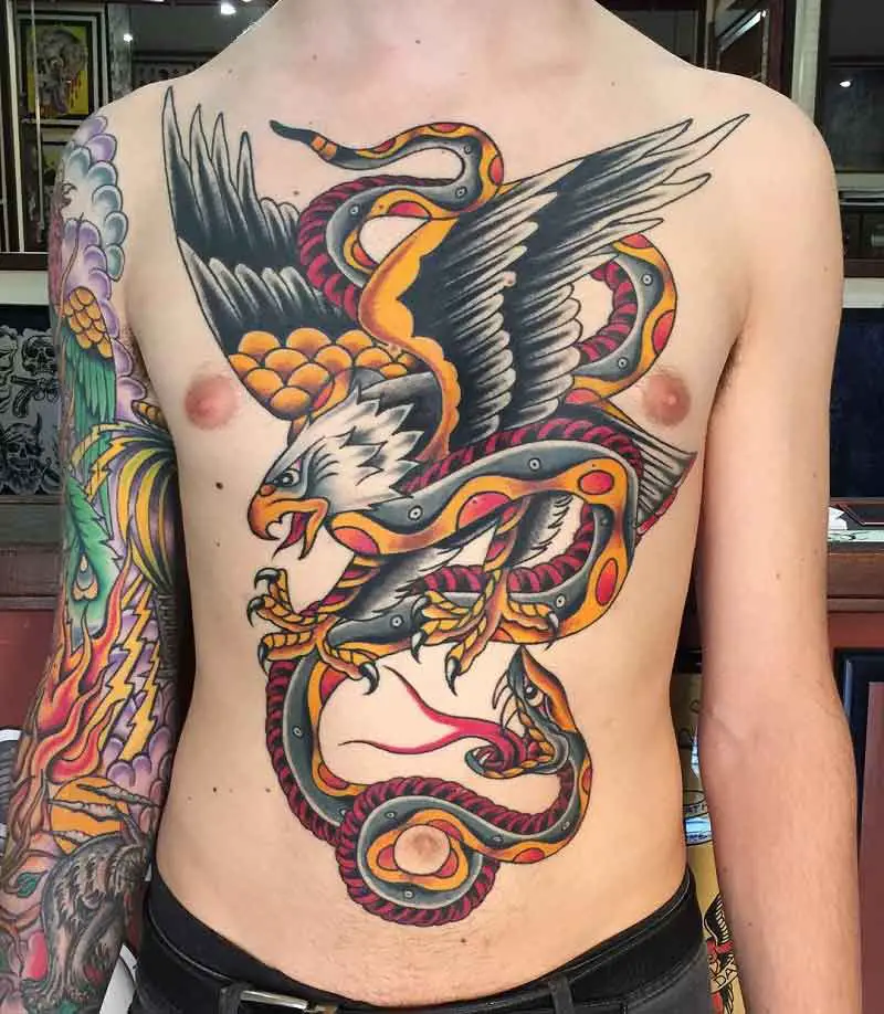 Eagle Snake Tattoo 1