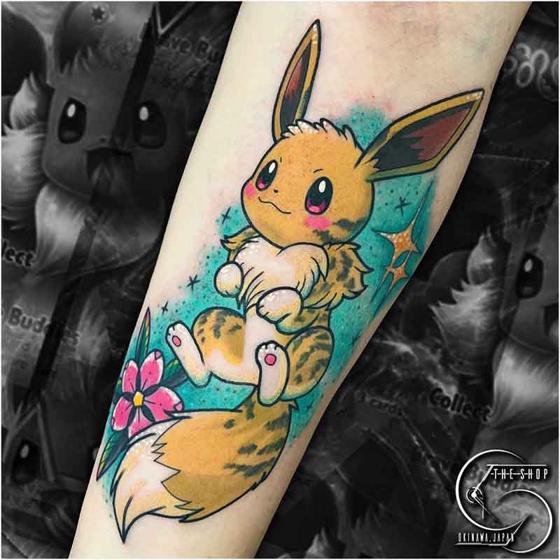 Eevee Pokemon Tattoo 2