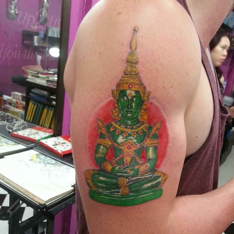 Emerald Buddha Tattoo 2