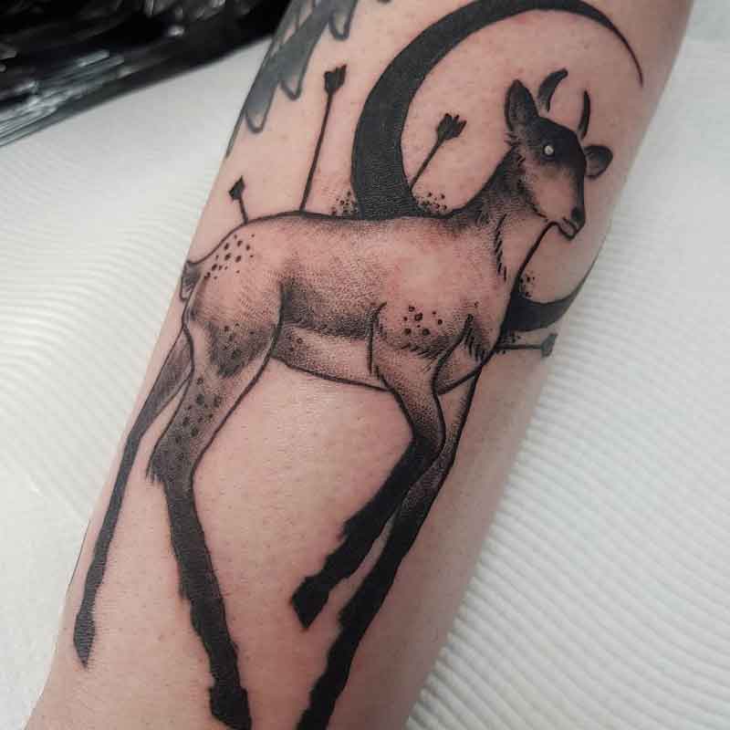 Evil Deer Tattoo 3