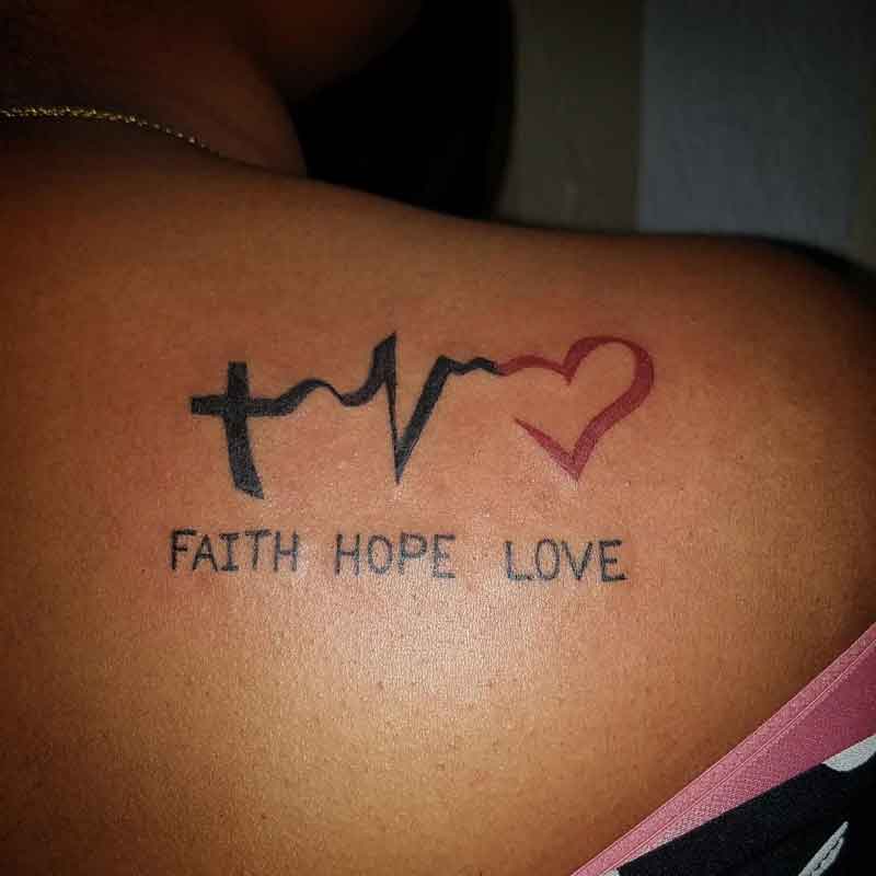 Faith Hope Love Tattoo   Angel Tattoo Design Studio  Facebook