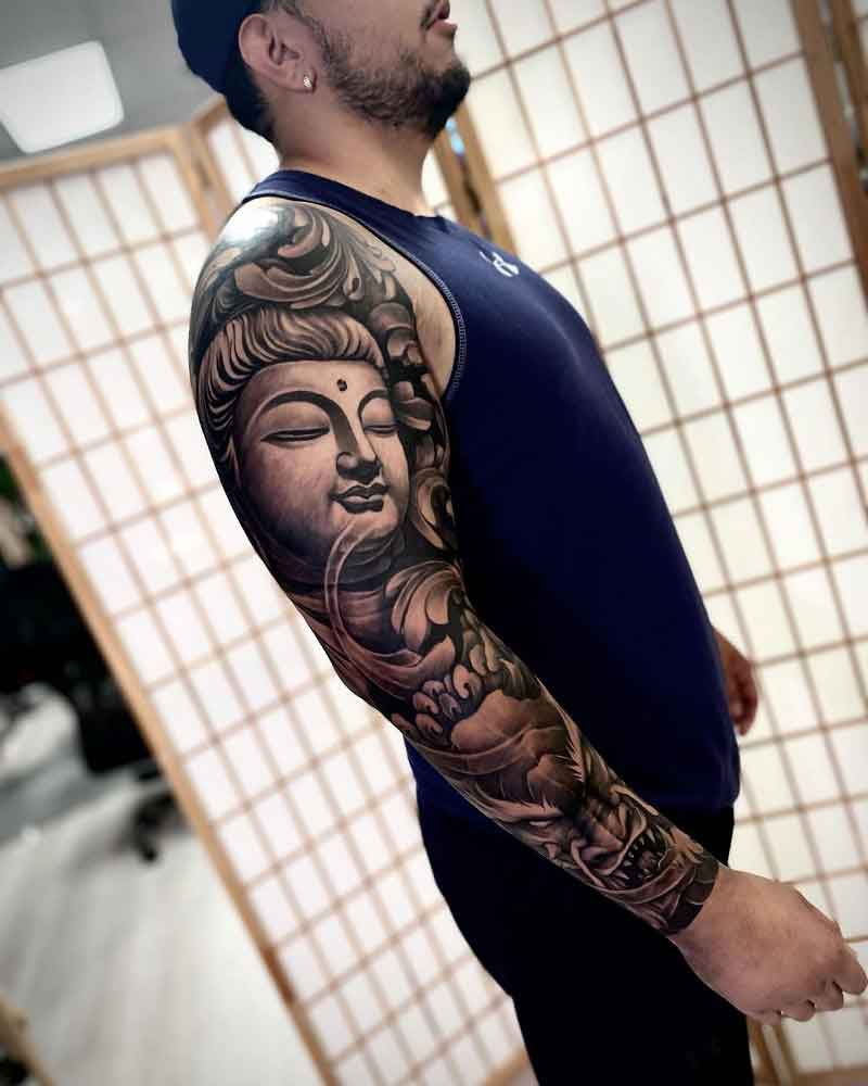 Forearm Buddha Tattoo 1