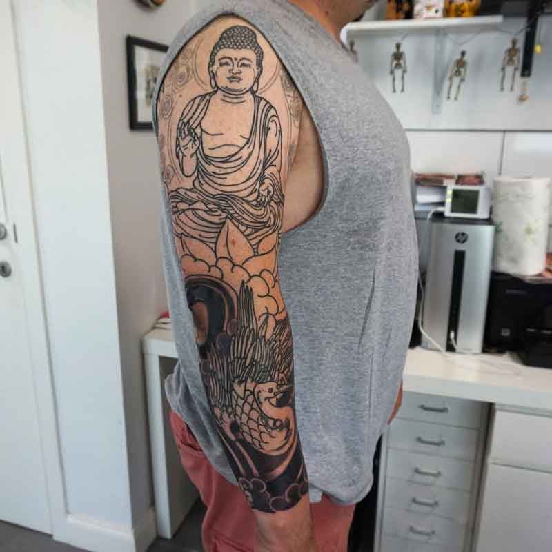 Forearm Buddha Tattoo 3