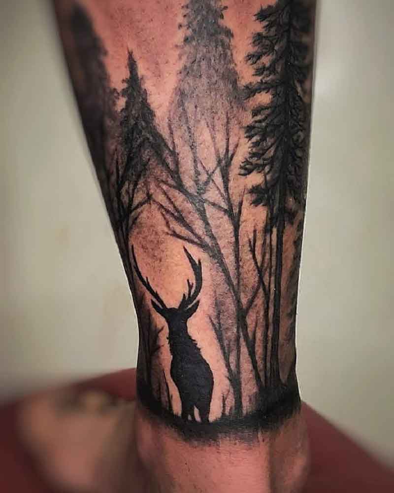 Forest Deer Tattoo 3