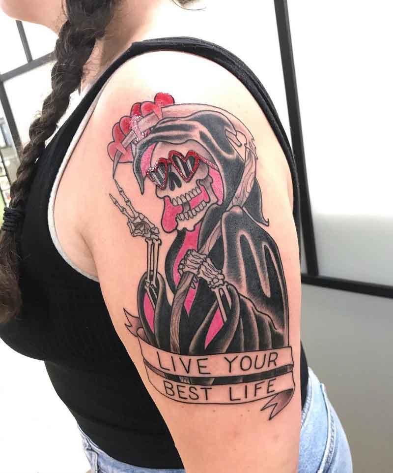 Funny Grim Reaper Tattoo 3