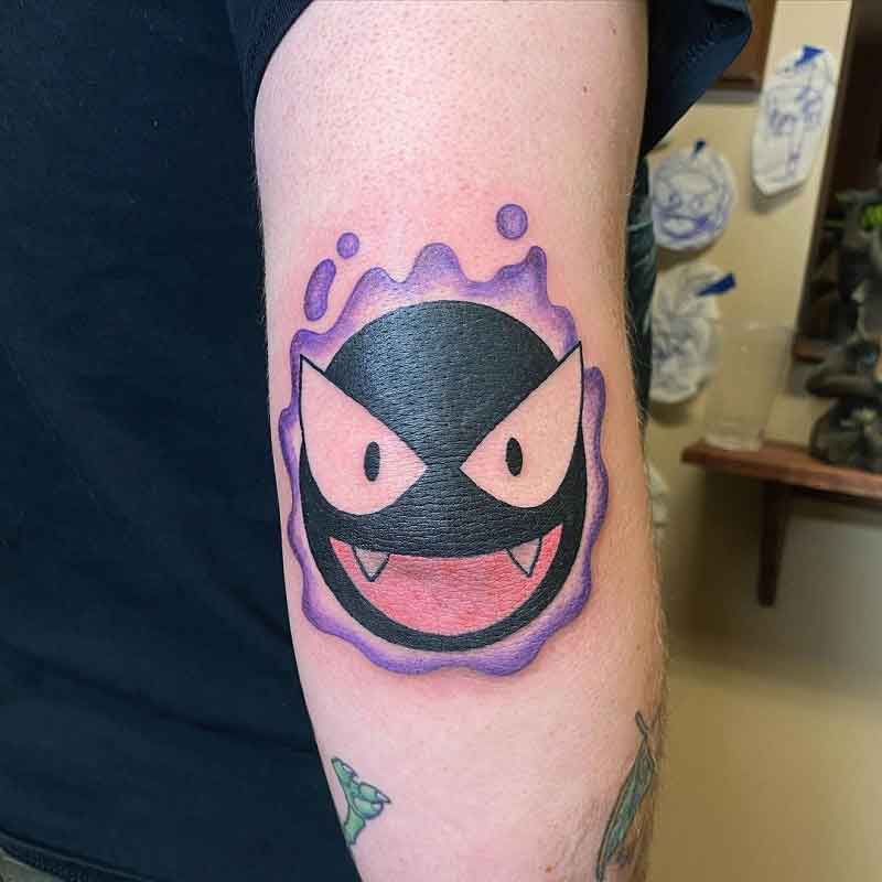 Gastly Pokemon Tattoo 2