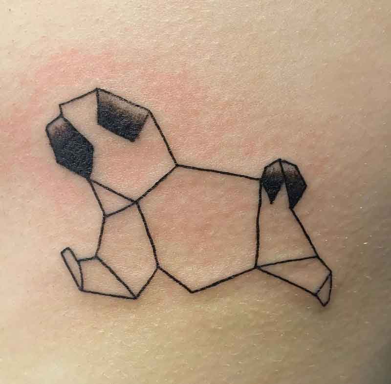 Geometric Dog Tattoos 1