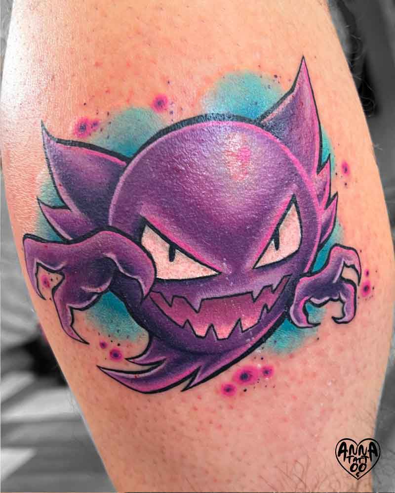 Ghost Pokemon Tattoo 1