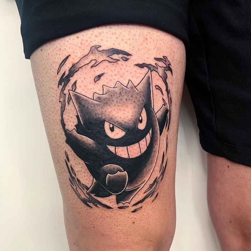 Ghost Pokemon Tattoo 2