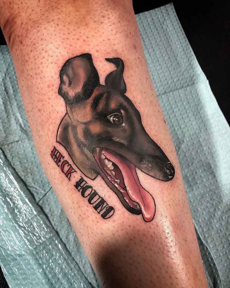 Greyhound Dog Tattoos 1