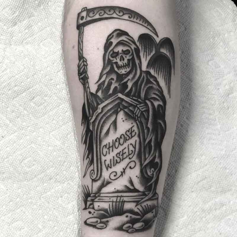 Grim Reaper Death Tattoo 1