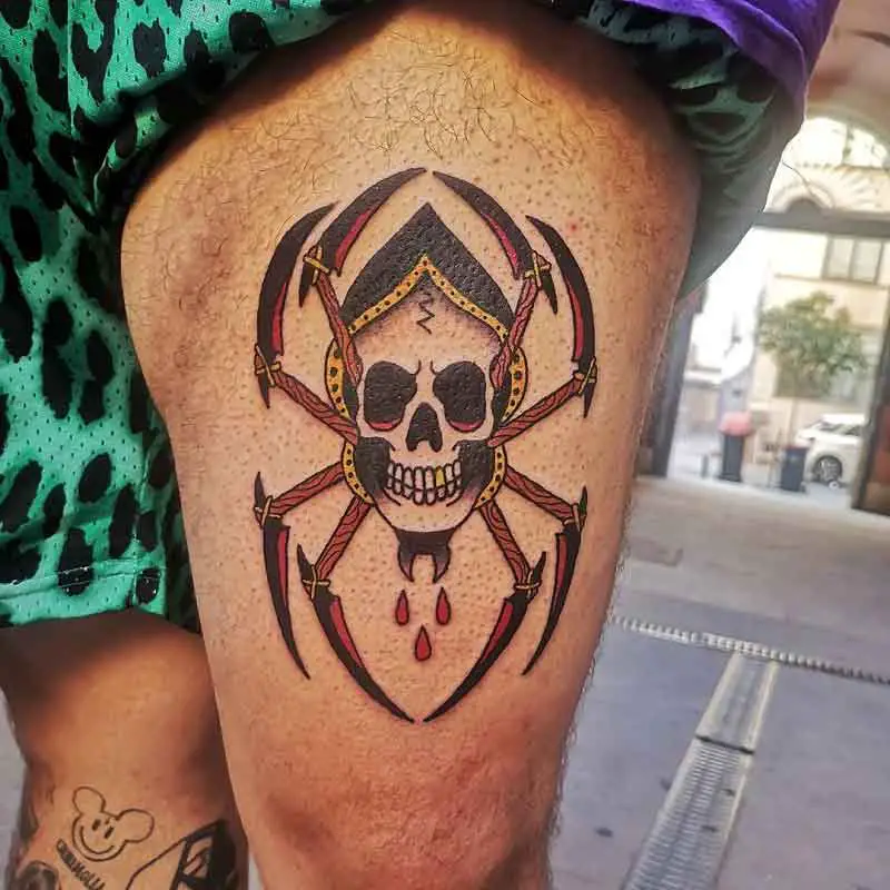 Grim Reaper Skull Tattoo 2