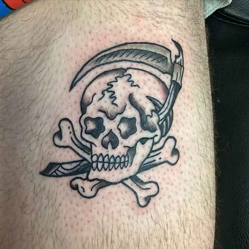 Grim Reaper Skull Tattoo 3