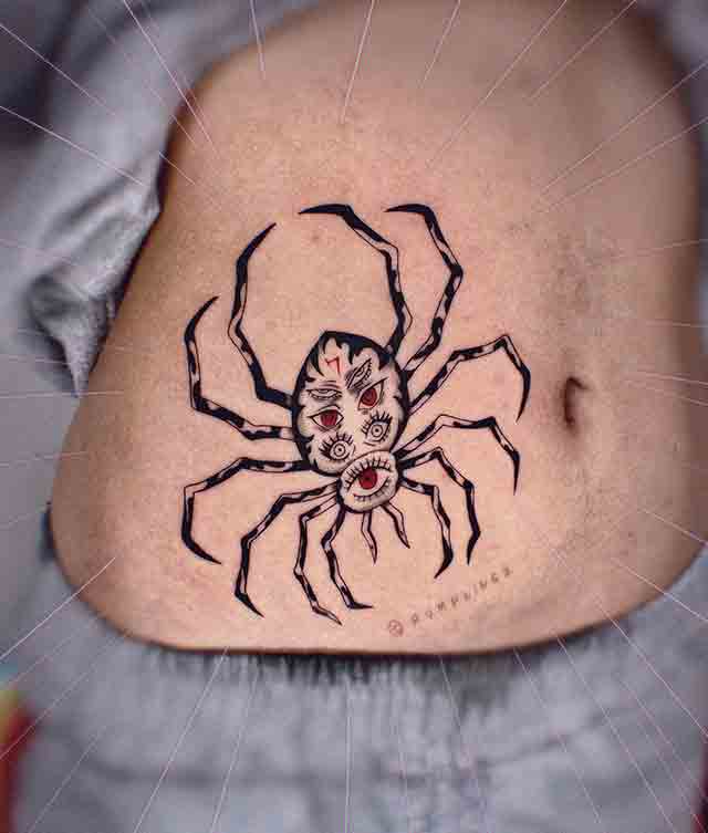 20 Cute Side Tattoos For Women In Need Of Stellar Inkspiration  Sharpie  tattoos Side tattoos Spider tattoo