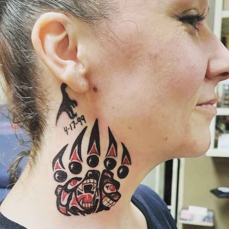 Haida Bear Paw Tattoo 3