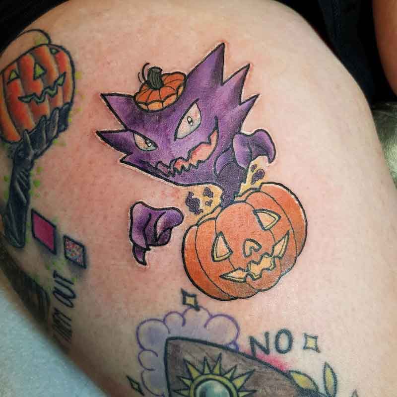 Halloween Pokemon Tattoo 3