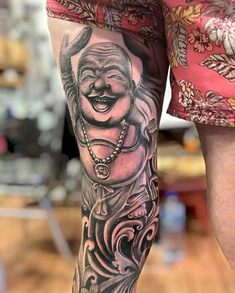 Happy Buddha Tattoo 2