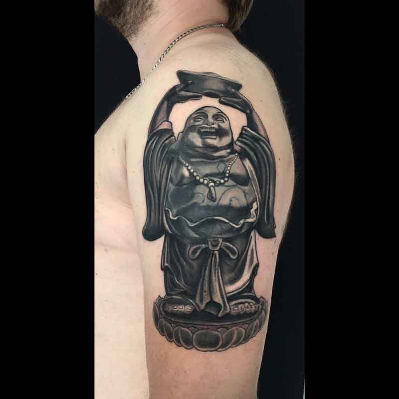 Happy Buddha Tattoo 3