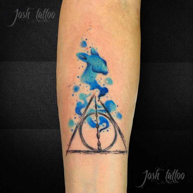 Harry Potter Deer Tattoo 3