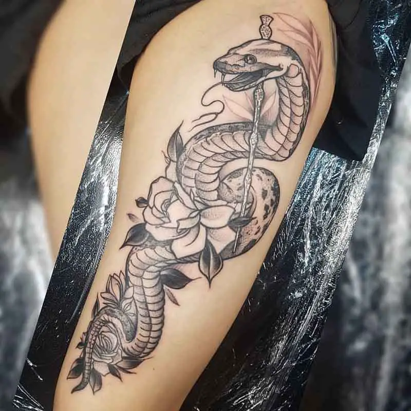 Harry Potter Snake Tattoo 1