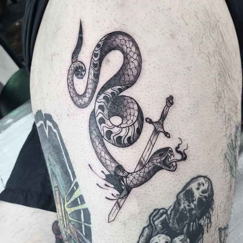 Harry Potter Snake Tattoo 2