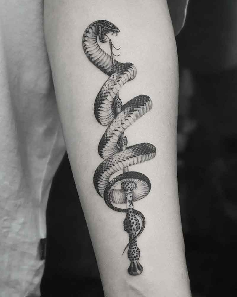 Harry Potter Snake Tattoo 3