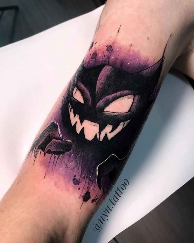 Haunter Pokemon Tattoo 1