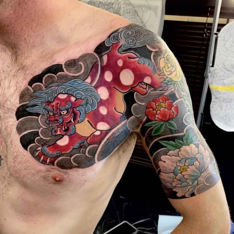 Japanese Peony Tattoo 3