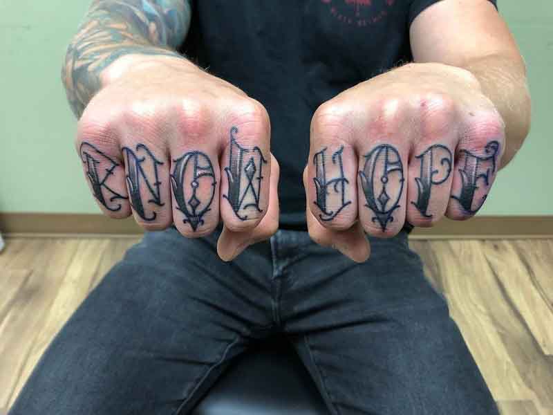 Know Hope Tattoo 4
