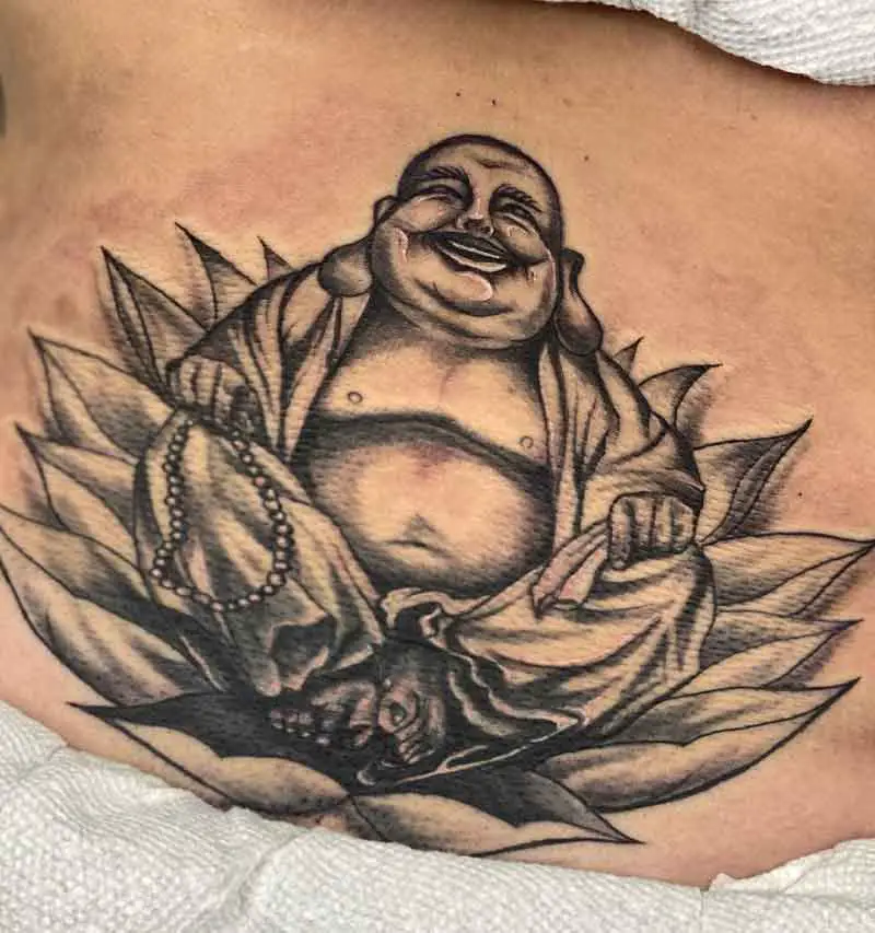 Laughing Buddha Tattoo 3