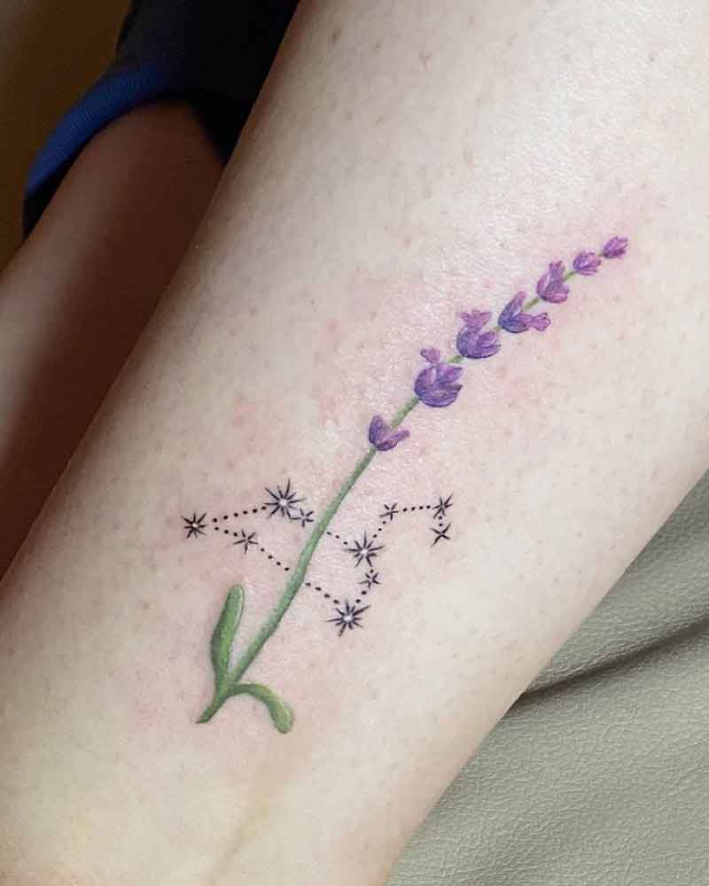 Leo Constellation Tattoo 3