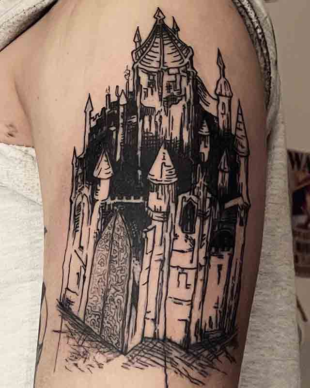 Details 53+ lil peep castles tattoo - in.cdgdbentre