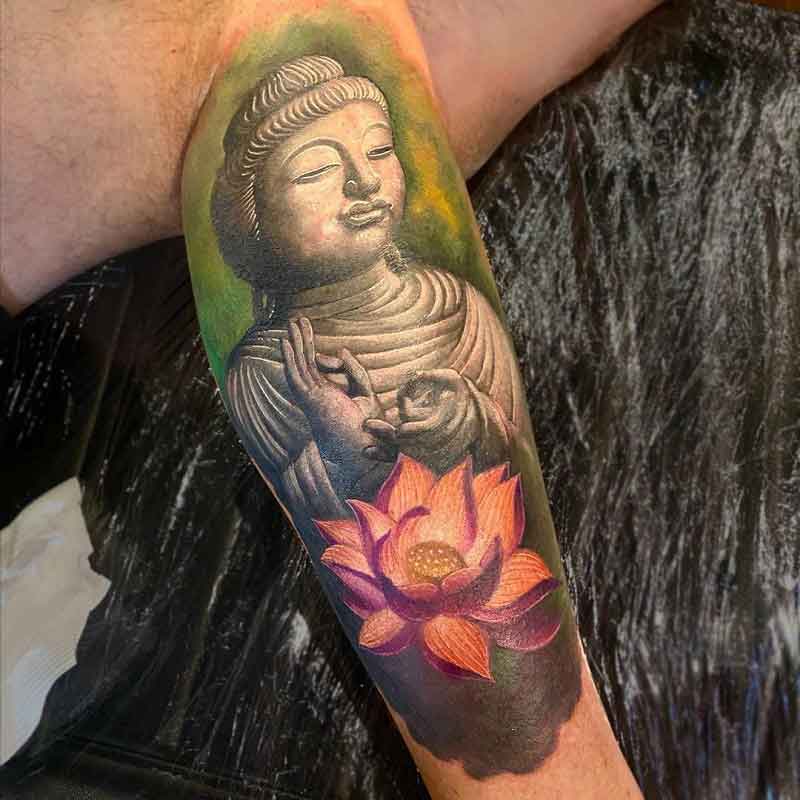 Lotus Buddha Tattoo 3