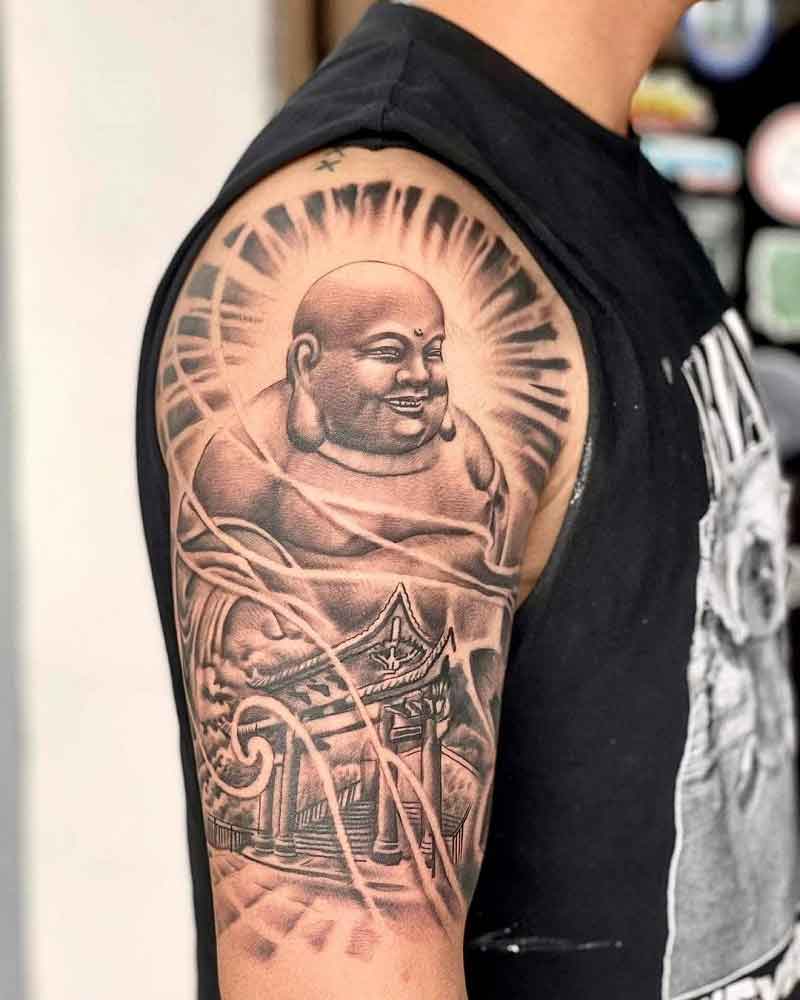 Lucky Buddha Tattoo 3