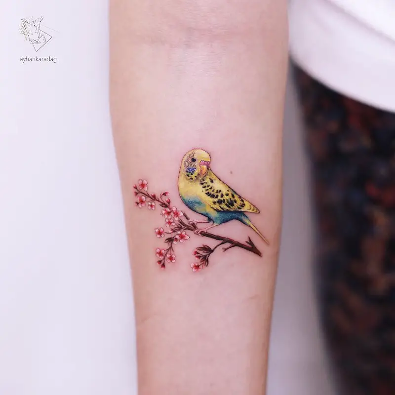 Minimal Nature Tattoo 1