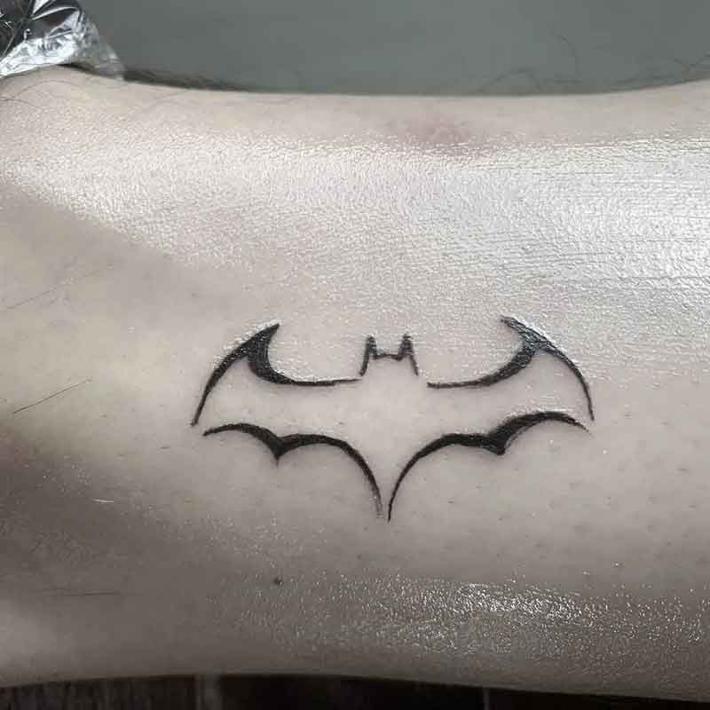 Minimalist Batman Tattoo 2