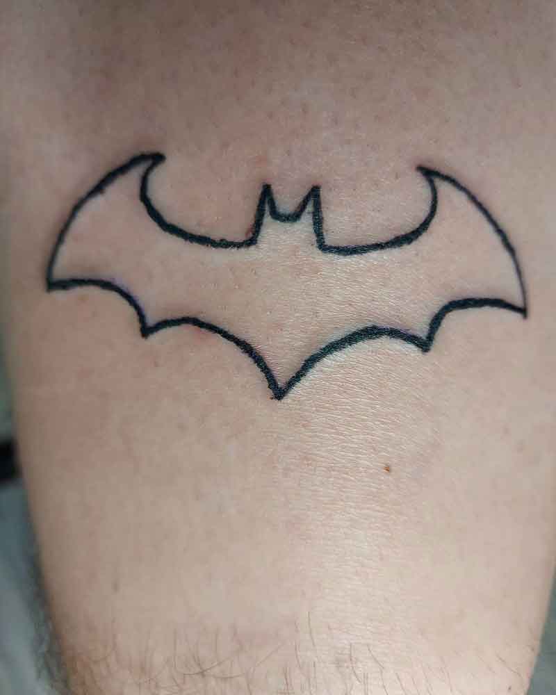 Minimalist Batman Tattoo 3
