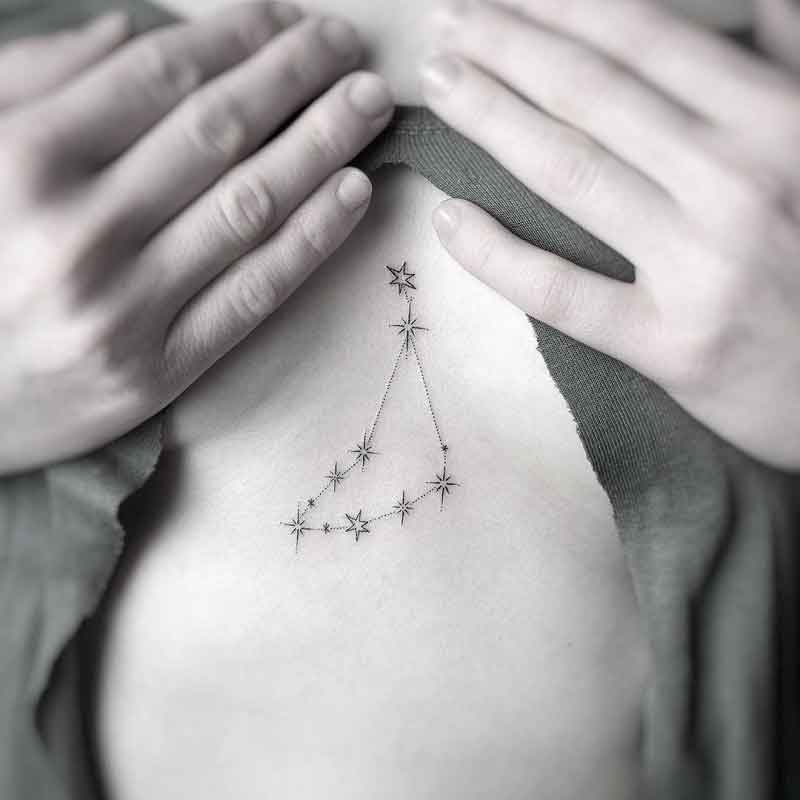 Minimalist Constellation Tattoo 2