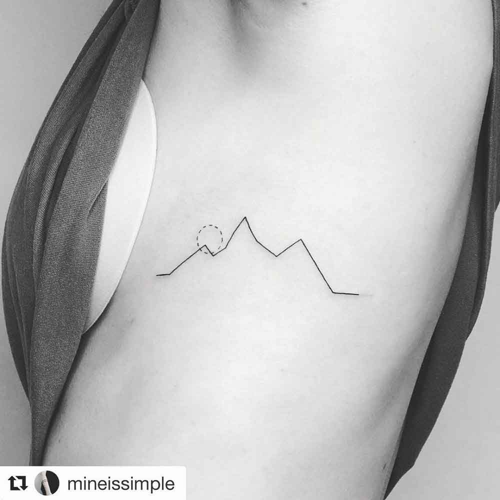 20 Meaningful Mountain Tattoo Designs for Nature Lovers