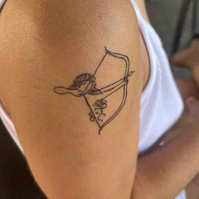 Minimalist-Sagittarius-Tattoo-(2)